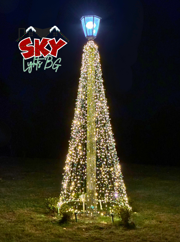 Lamp post tree wrap
